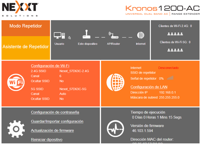 Kronos301 Configuracion Repetidor