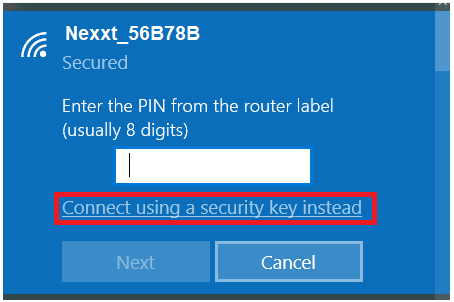 What should I do if PIN is required instead of the Wi-Fi password?